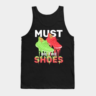 Must Be The Shoes Colorful Luminous Love Basketball Sneakers Gift Tank Top